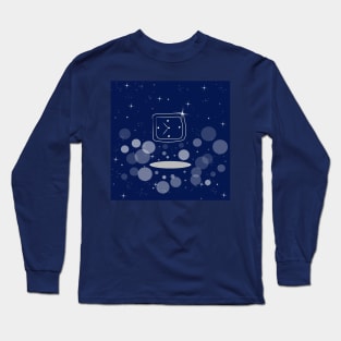 clock, time, business, businessman, speed, holiday, space,  galaxy, stars, cosmos, Long Sleeve T-Shirt